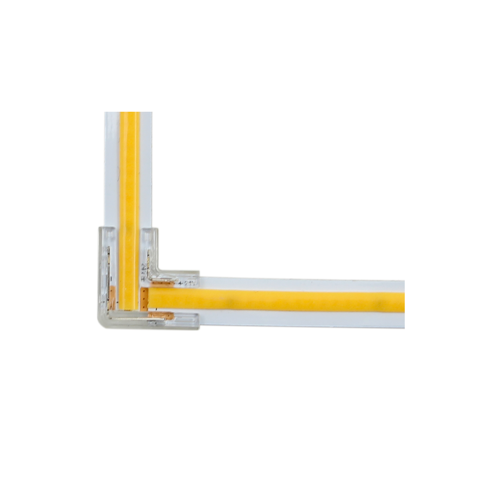 Connettore rapido Angolare a pressione per Strip LED modello REELCOB Lampo CONNCOBFFANG