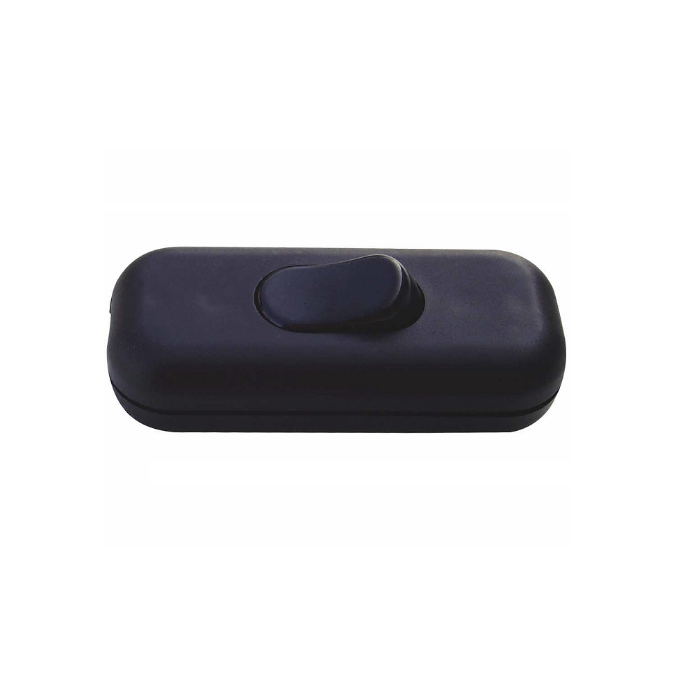 Interruttore Passafilo unipolare Nero chiusura con viti Lampo N910NE