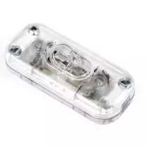 Interruttore Passafilo unipolare Trasparente chiusura con viti Lampo N910/TR