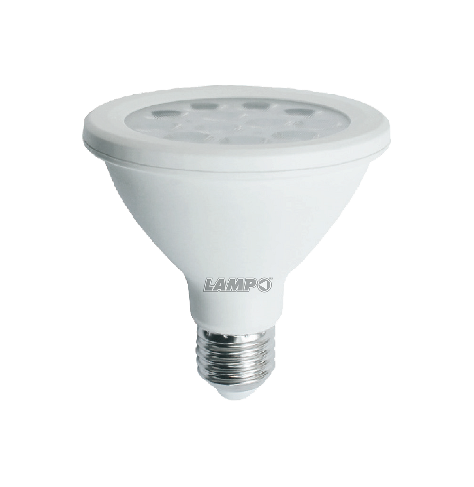 Lampada PAR30 LED attacco E27 12W 3000K IP65 230V Lampo PAR30IP65BC