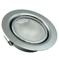 Faretto da Incasso Cromo 12V in Metallo con vetro protettivo e Portalampade G4 Lampo F20LVCRSL