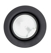 Faretto da Incasso Nero 12V in Metallo con Portalampade G4 Lampo F20LVNESL