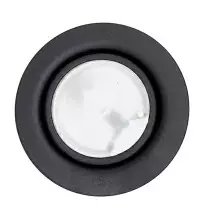 Faretto da Incasso Nero 12V in Metallo con Portalampade G4 Lampo F20LVNESL