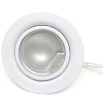 Faretto da Incasso Bianco 12V in Metallo con Portalampade G4 Lampo F20LVBISL