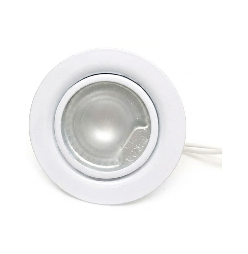 Faretto da Incasso Bianco 12V in Metallo con Portalampade G4 Lampo F20LVBISL