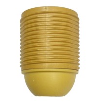 Portalampada Filettato E27 Oro in termoplastica con filetto M10 Lampo S900FOR