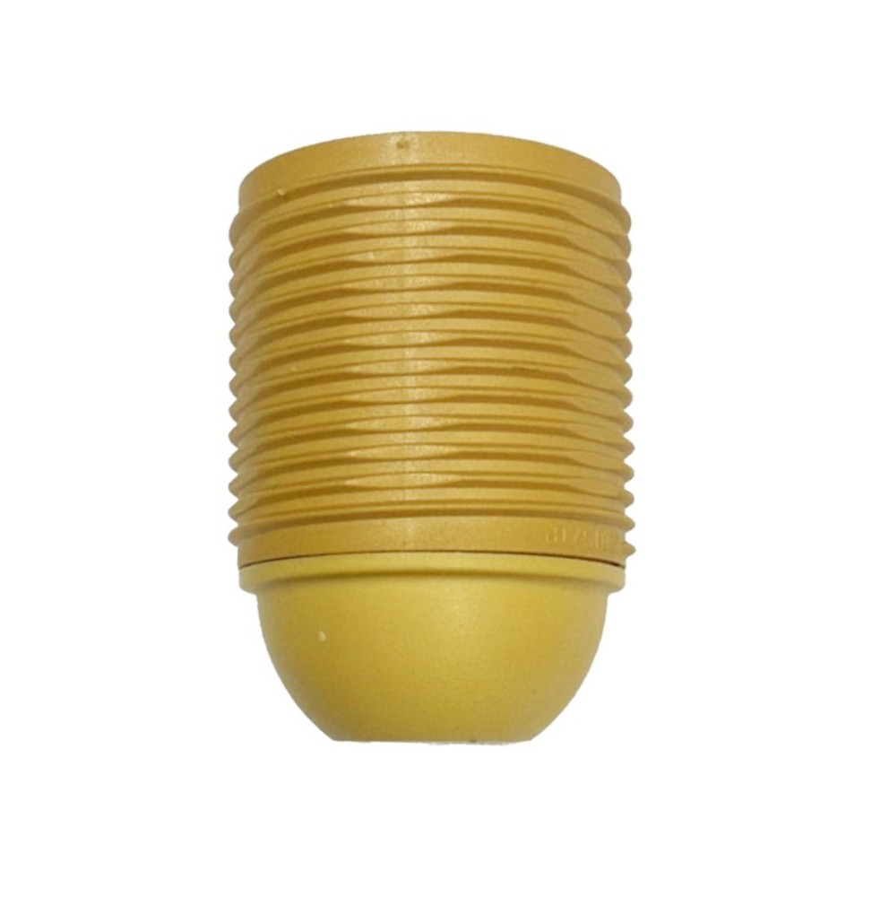 Portalampada Filettato E27 Oro in termoplastica con filetto M10 Lampo S900FOR