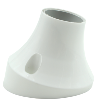 Portalampada E27 Bianco con base inclinata in termoplastica Lampo S300IBI