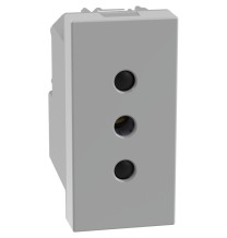 Presa MatixGo standard italiana 10A Grigia  JG4113