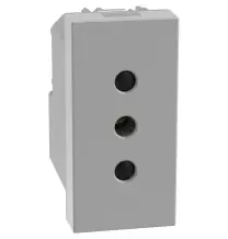Presa MatixGo standard italiana 10A Grigia  JG4113