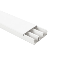 Canalina tre scomparti 40x10 2 Metri Elettrocanali ECMC4010B