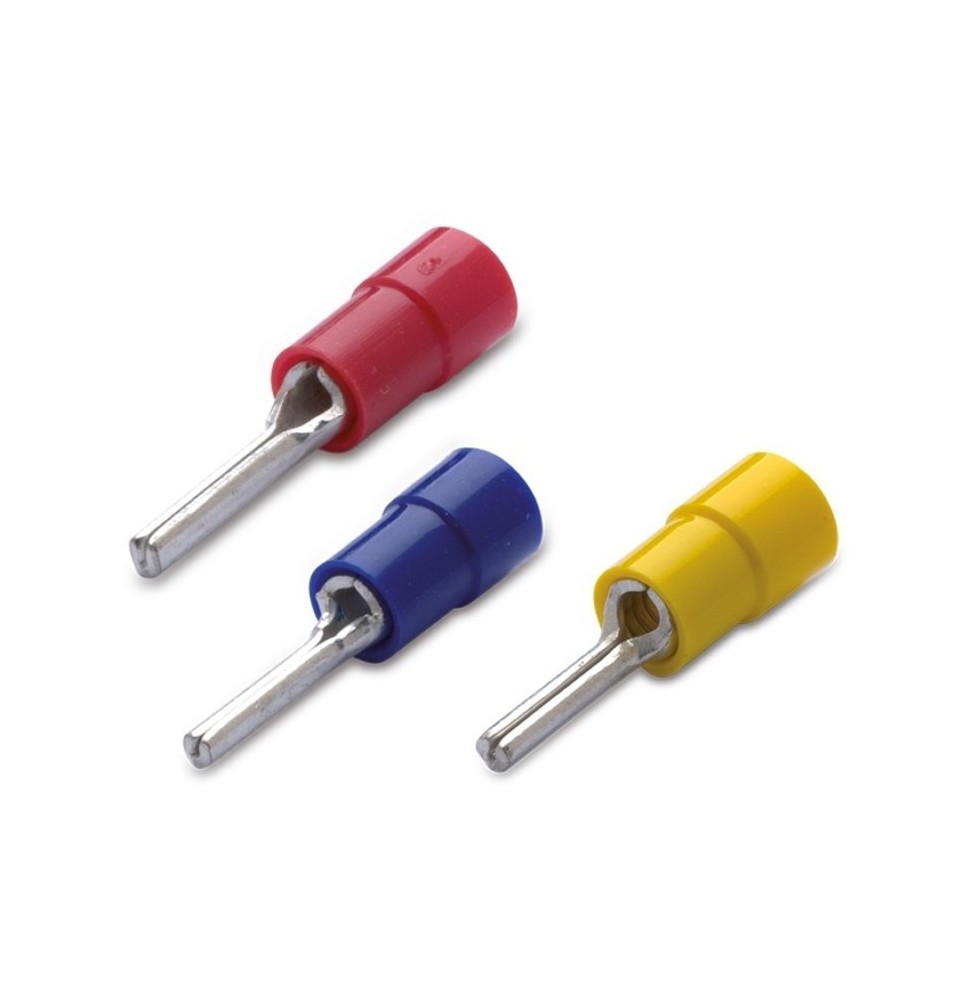 Puntale rotondo 2,5mmq in rame stagnato Blu 100 pezzi BMM 00250