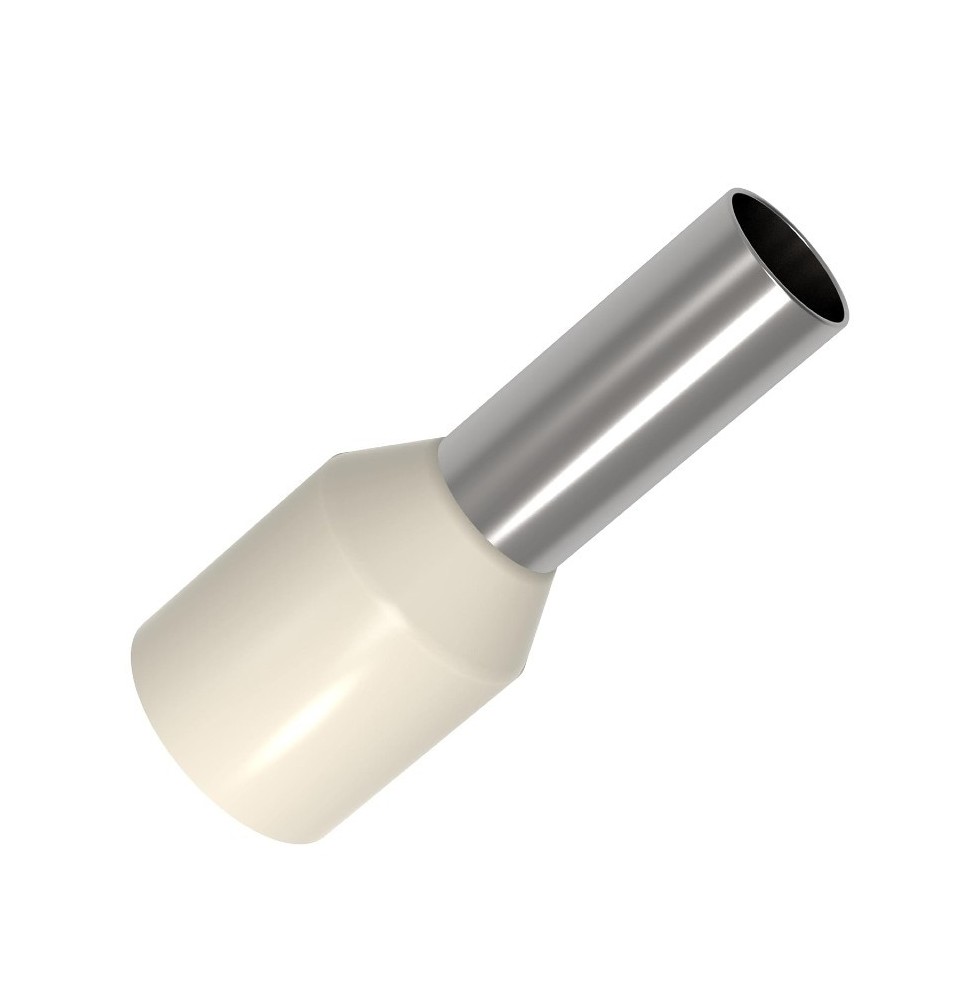 Terminale a Bussola 10 mmq Avorio confezione 50 pezzi BMM 00512