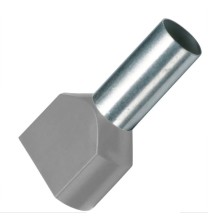 Terminale a Bussola 2x4 mmq Grigio confezione 100 pezzi BMM 00560