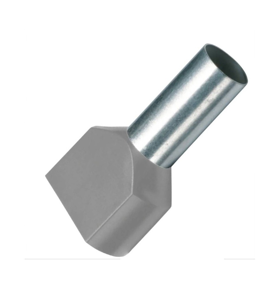 Terminale a Bussola 2x4 mmq Grigio confezione 100 pezzi BMM 00560