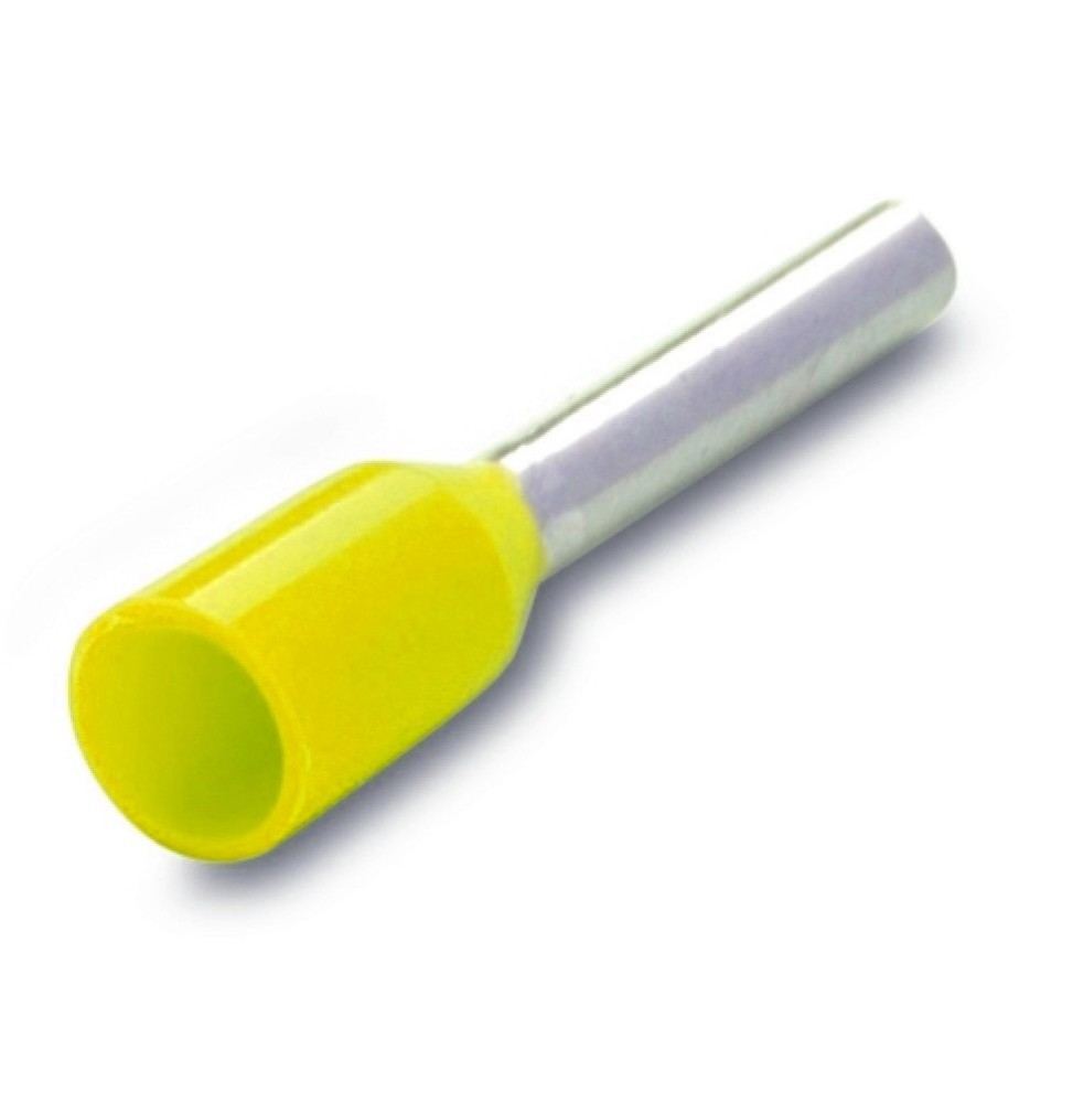 Terminale a Bussola 6mmq Giallo confezione 100 pezzi BMM 00610
