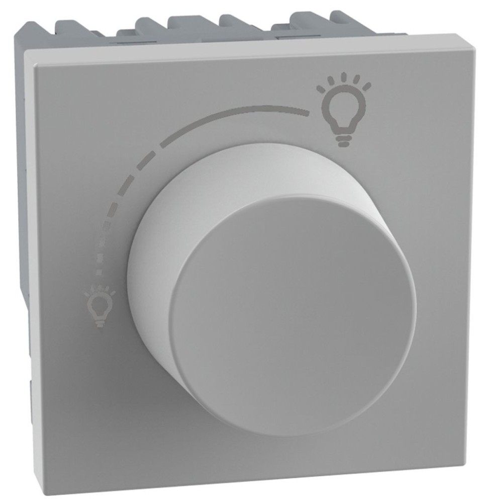 Varialuce Bticino MatixGo Dimmer universale rotativo 2 moduli Grigio JG4415 Varialuce Bticino MatixGo Dimmer universale rotativo 2 moduli Grigio JG4415
