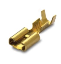 Faston Femmina 2,5 mmq 6,3x0,8mm Nudo confezione 100 BMM 01290