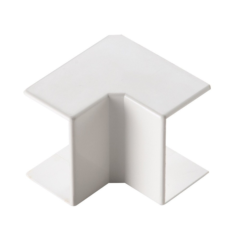 Angolo Interno bianco per Canalina 25x25 Elettrocanali ECAI2525B