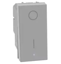 Interruttore Bticino MatixGo bipolare 16A Grigio JG4002