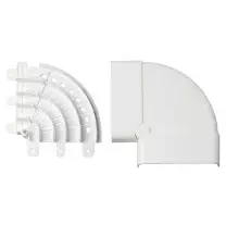 Angolo Piano variabile per Canalina 130x28 Elettrocanali EC20205