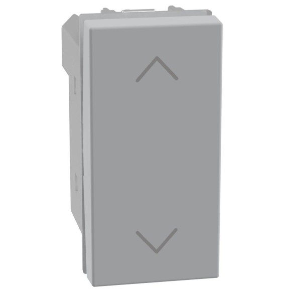 Doppio Pulsante MatixGo Saliscendi interbloccato Grigio JG4037N