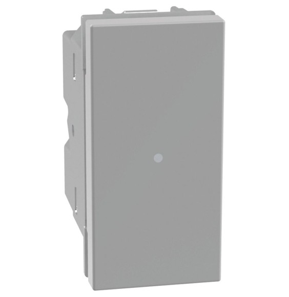 Interruttore assiale Bticino MatixGo illuminabile Grigio 10A JG4051