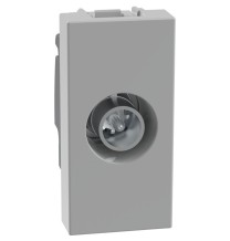 Presa TV Bticino MatixGo coassiale passante -14 dB Grigia JG4202P14
