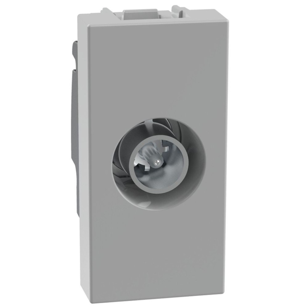 Presa TV Bticino MatixGo coassiale passante -14 dB Grigia JG4202P14