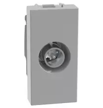 Presa TV Bticino MatixGo coassiale passante -10 dB Grigia JG4202P10