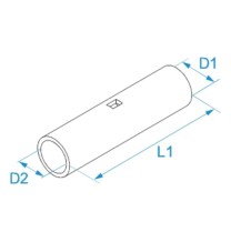 Connettore di testa 10mmq in rame stagnato BMM 01460