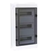Centralino da parete stagno IP65 36 moduli con porta Fume' Ave Q6536
