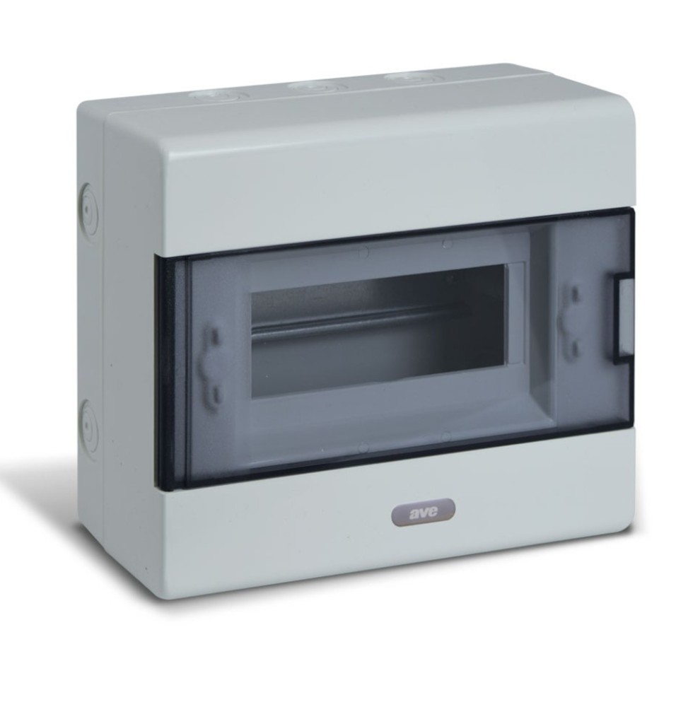 Centralino da parete IP40 8 moduli con porta Fume' Ave Q4008N