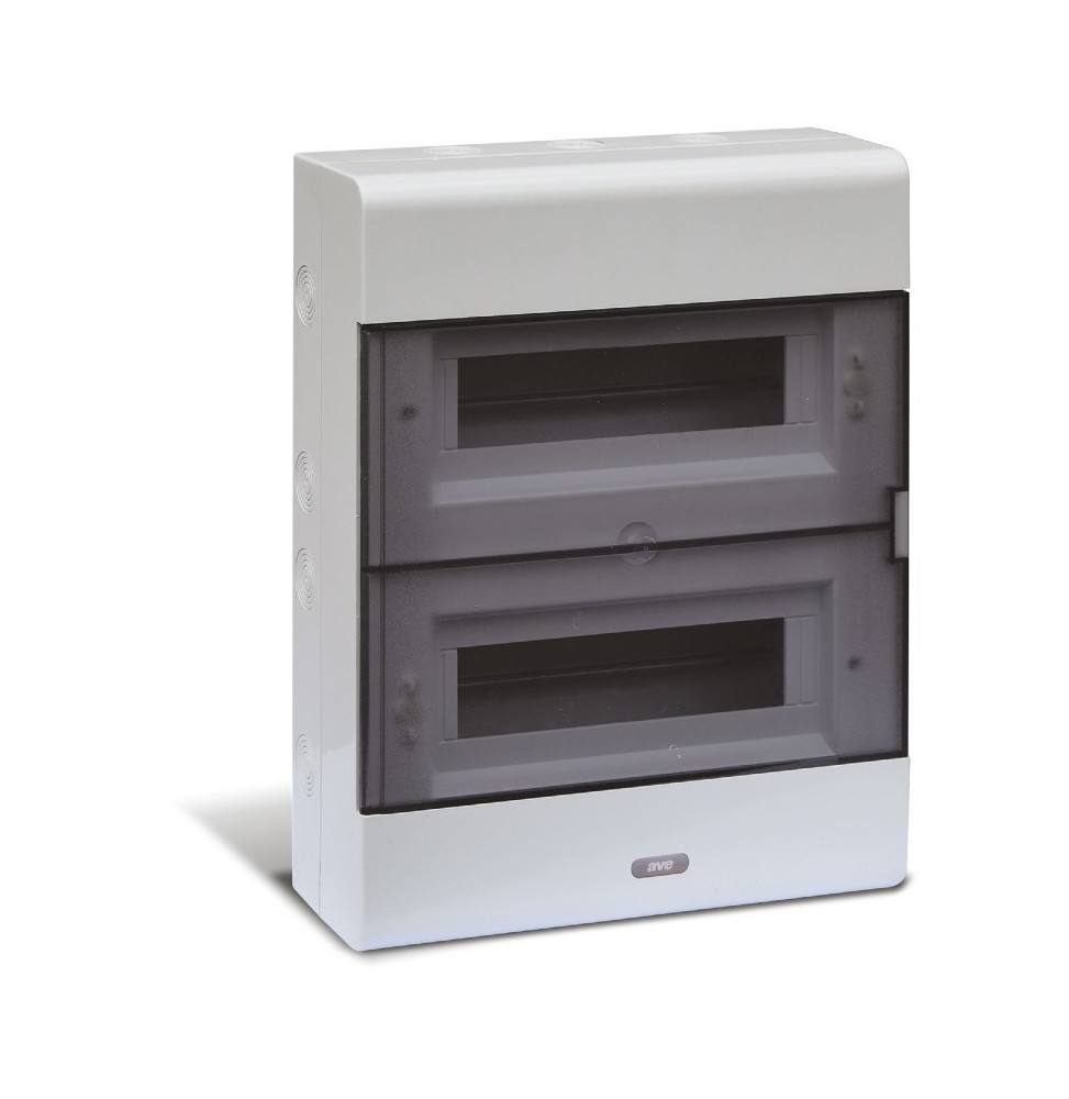 Centralino da parete IP40 24 moduli con porta Fume' Ave Q4024N