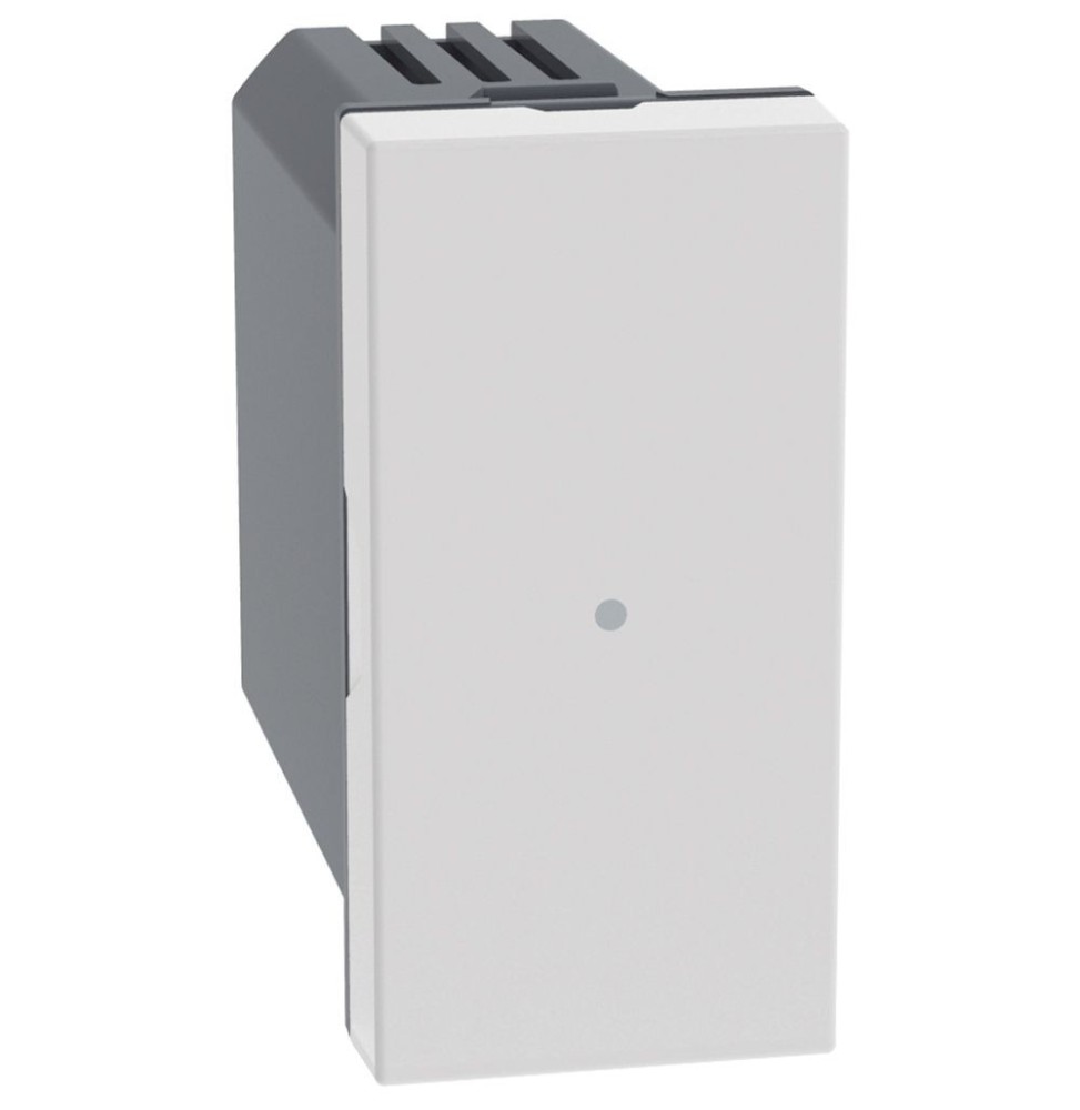 Modulo per presa connessa con controllo consumi Bticino MatixGo Bianca JW4531C