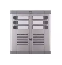 Pulsantiera esterna ad incasso a 6 pulsanti su due file Urmet 925/206