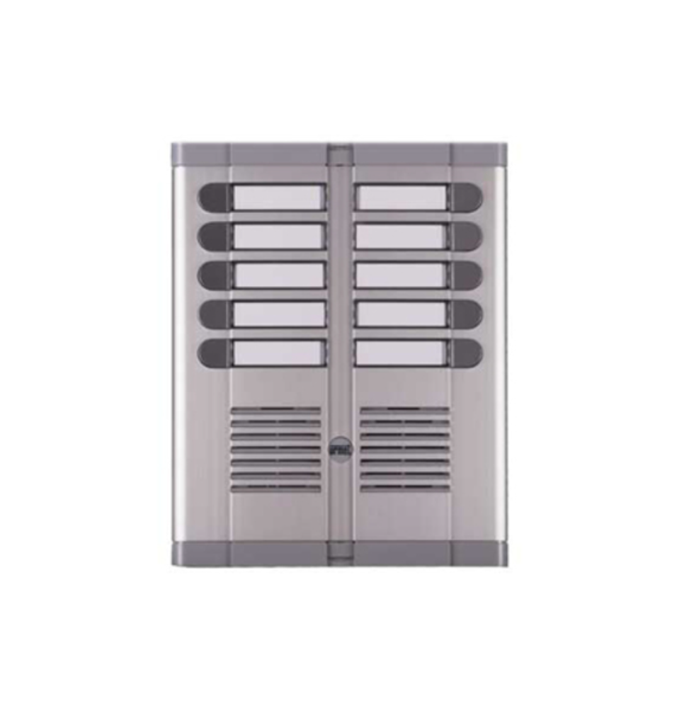 Pulsantiera esterna ad incasso a 10 pulsanti su due file Urmet 925/210