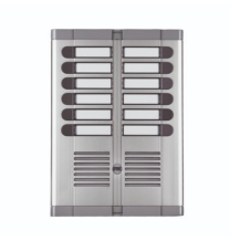 Pulsantiera esterna ad incasso a 12 pulsanti su due file Urmet 925/212