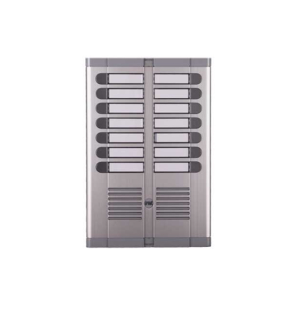 Pulsantiera esterna ad incasso a 14 pulsanti su due file Urmet 925/214