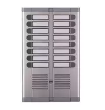 Pulsantiera esterna ad incasso a 16 pulsanti su due file Urmet 925/216