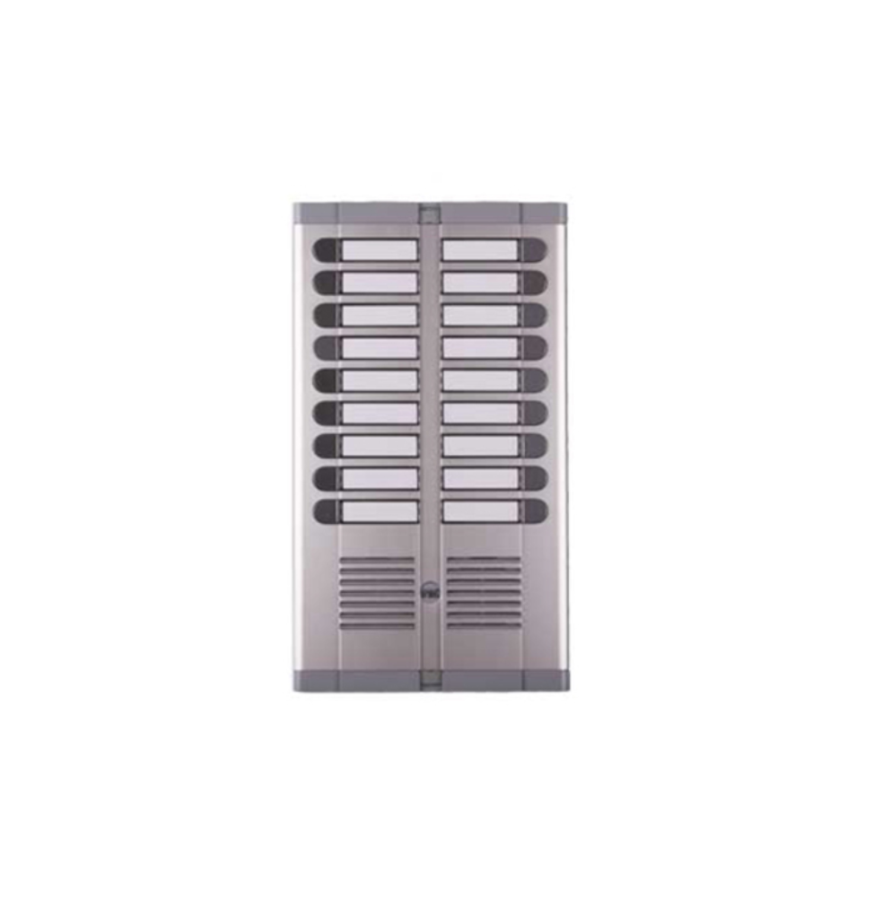 Pulsantiera esterna ad incasso a 18 pulsanti su due file Urmet 925/218