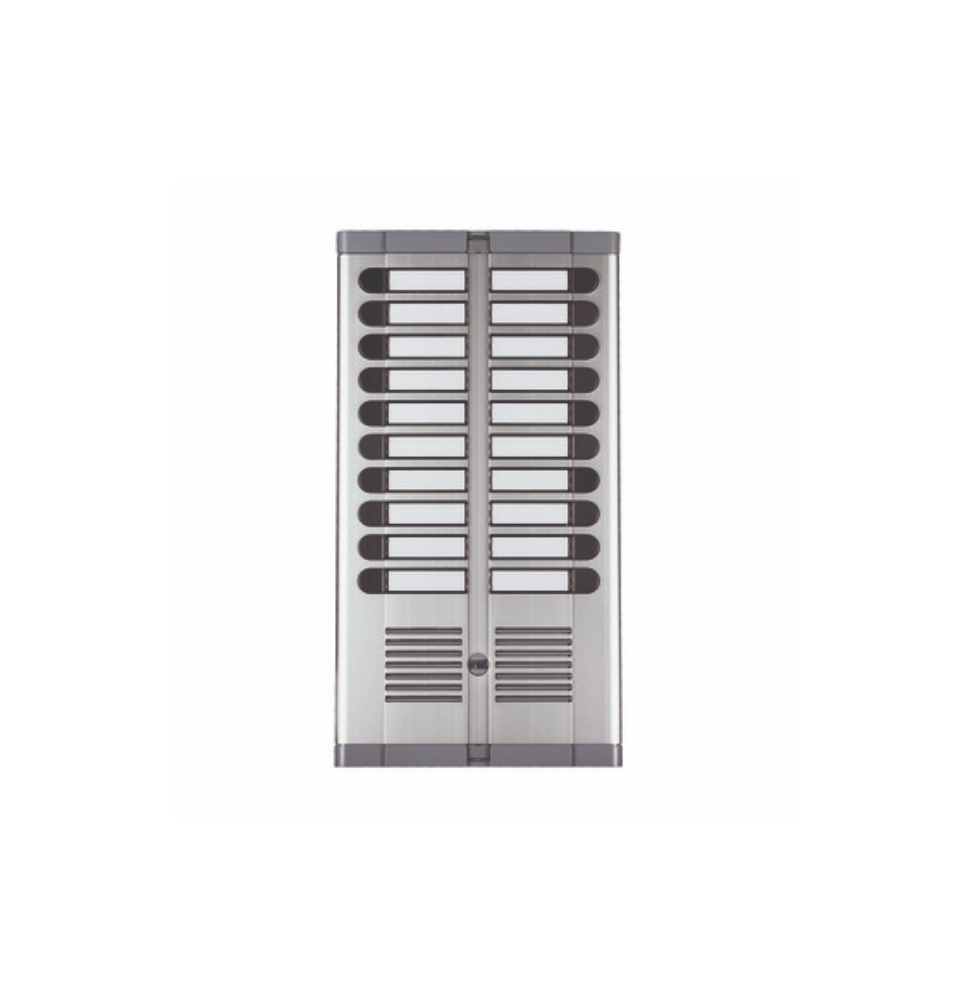 Pulsantiera esterna ad incasso a 20 pulsanti su due file Urmet 925/220