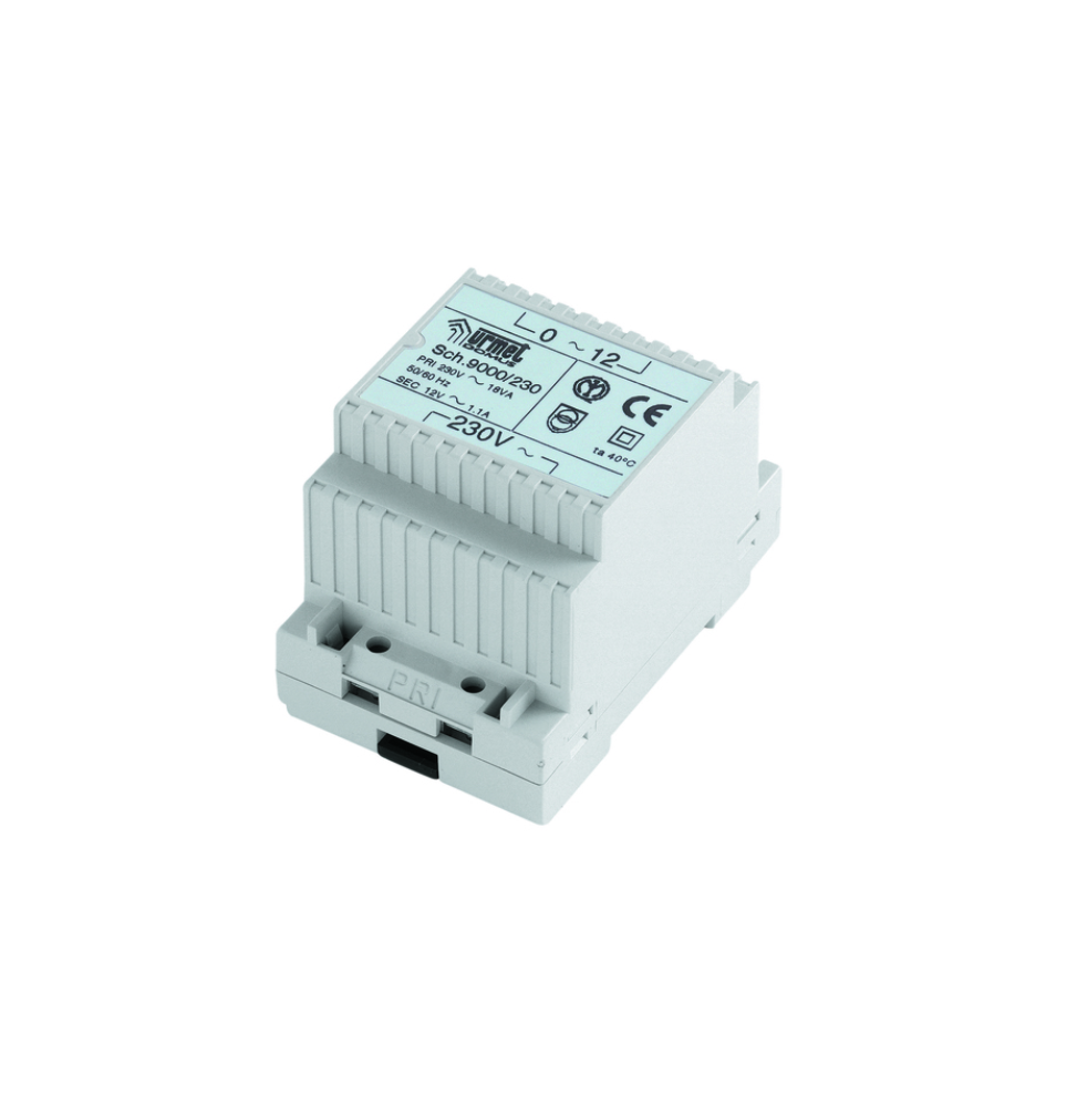 Trasformatore 18VA ingresso 230V uscita 12V Urmet 9000/230