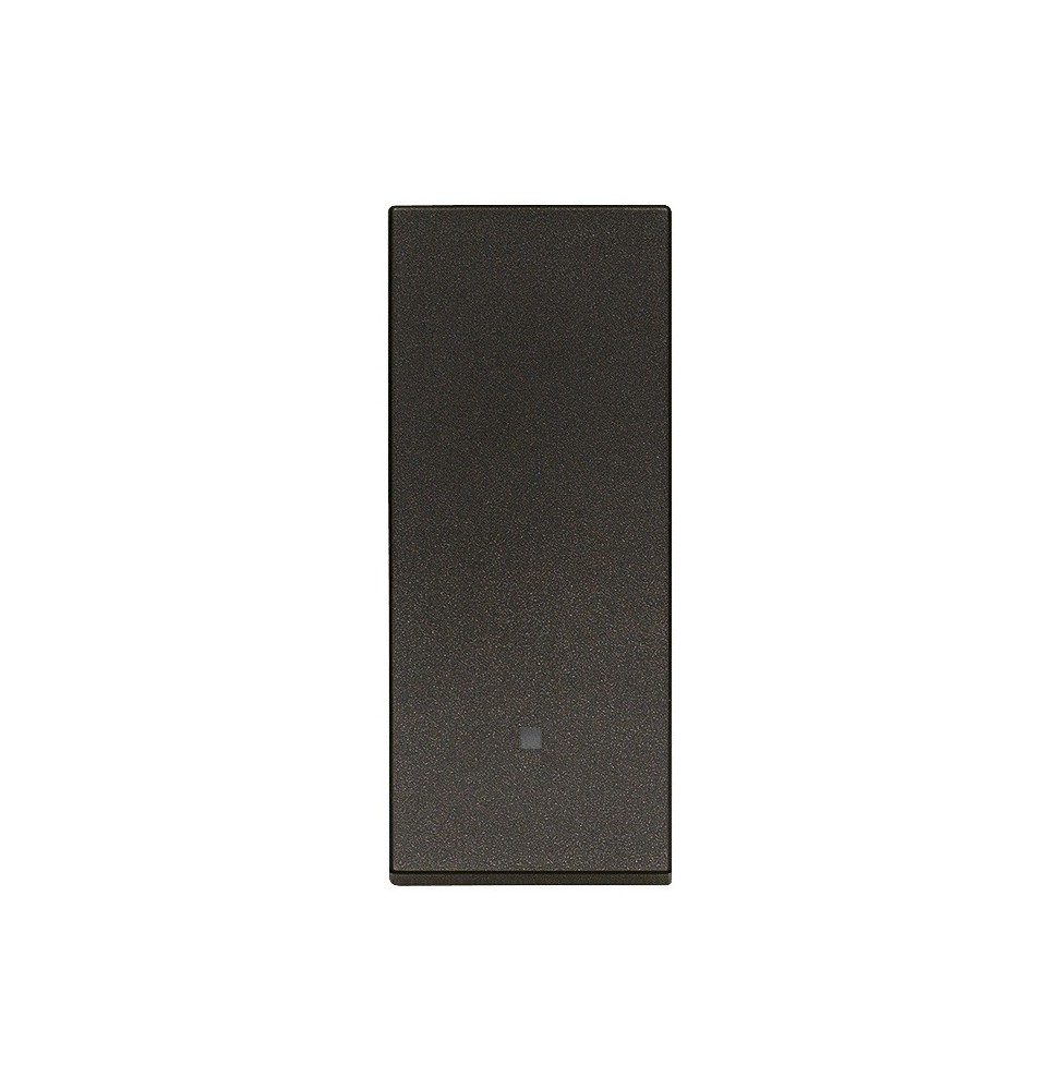 Interruttore Unipolare 10 Vimar Linea Nera 10A allineato illuminabile 30000.G