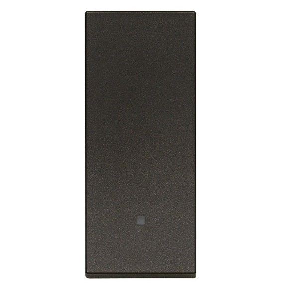 Interruttore Unipolare 10 Vimar Linea Nera 10A allineato illuminabile 30000.G