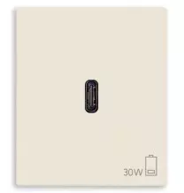 Presa con caricatore USB C 30W Vimar Linea Canapa 30298.C