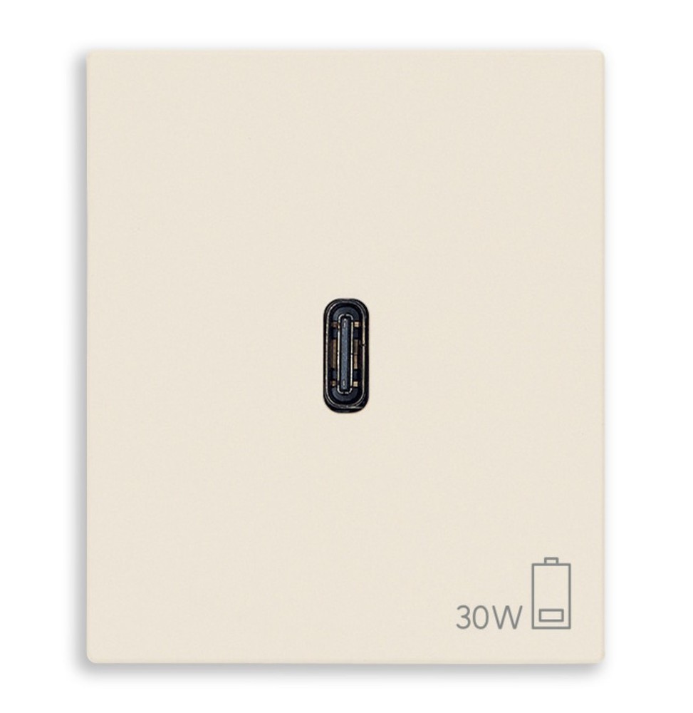 Presa con caricatore USB C 30W Vimar Linea Canapa 30298.C