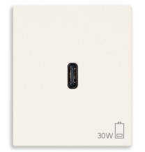 Presa con caricatore USB C 30W Vimar Linea Bianca 30298.B