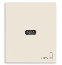 Presa con caricatore USB C 60W Vimar Linea Canapa 30298.60C