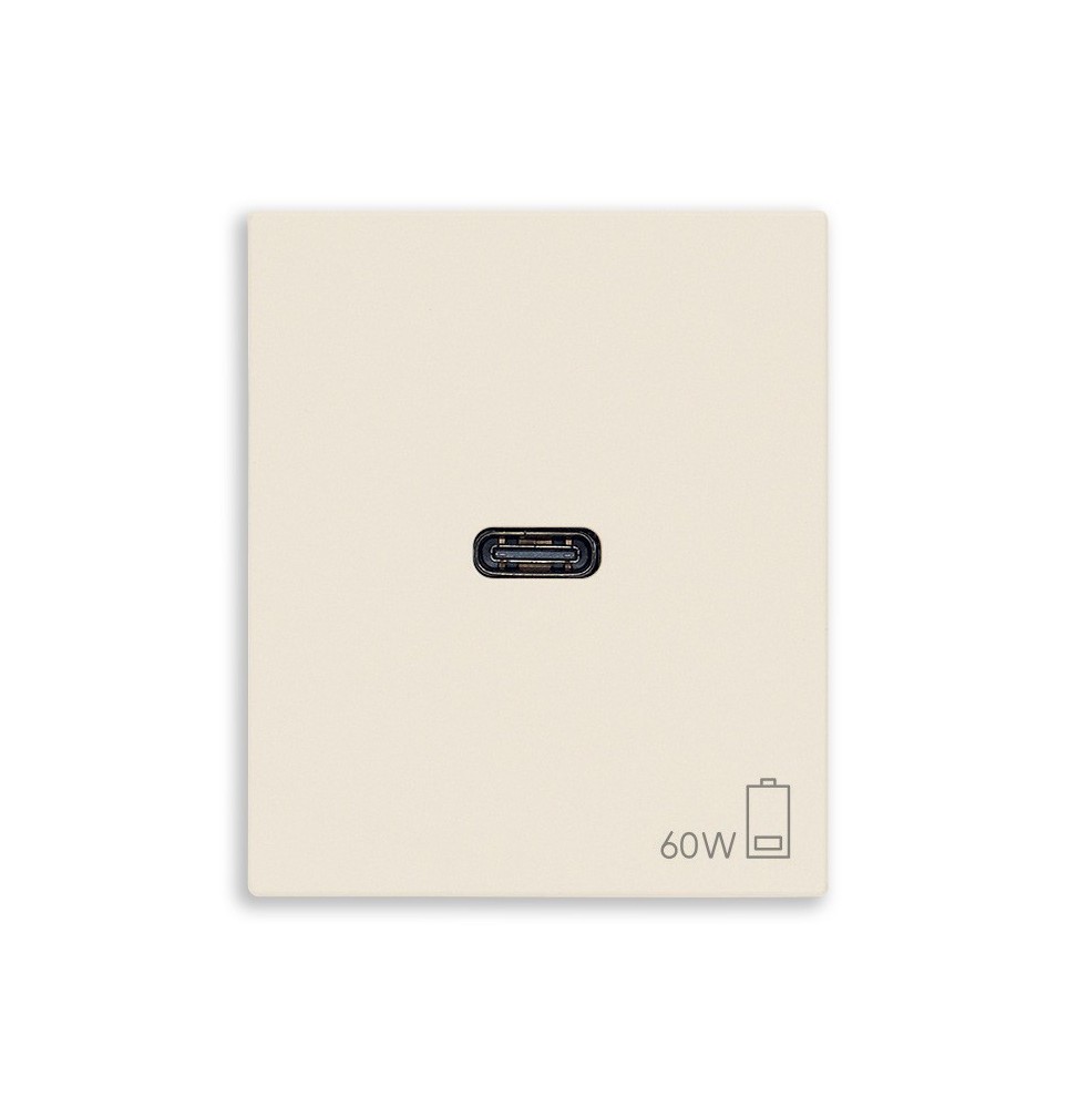 Presa con caricatore USB C 60W Vimar Linea Canapa 30298.60C